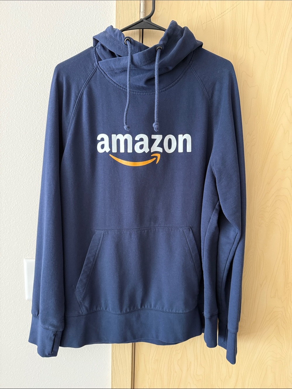 Amazon Navy Pullover Hoodie Sweater Size Large